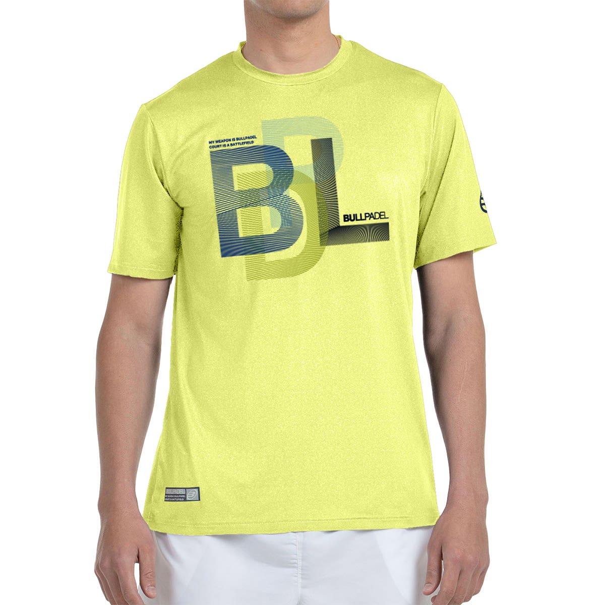 CAMISETA BULLPADEL BEBAS AMARILLO