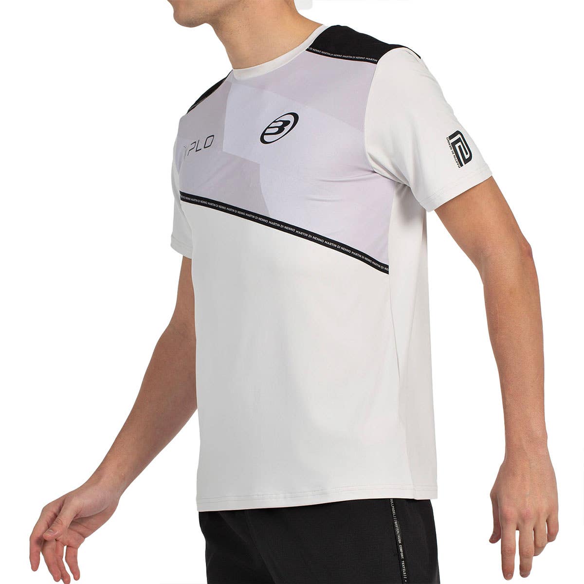 CAMISETA BULLPADEL DINNENO 25V PLATEADO