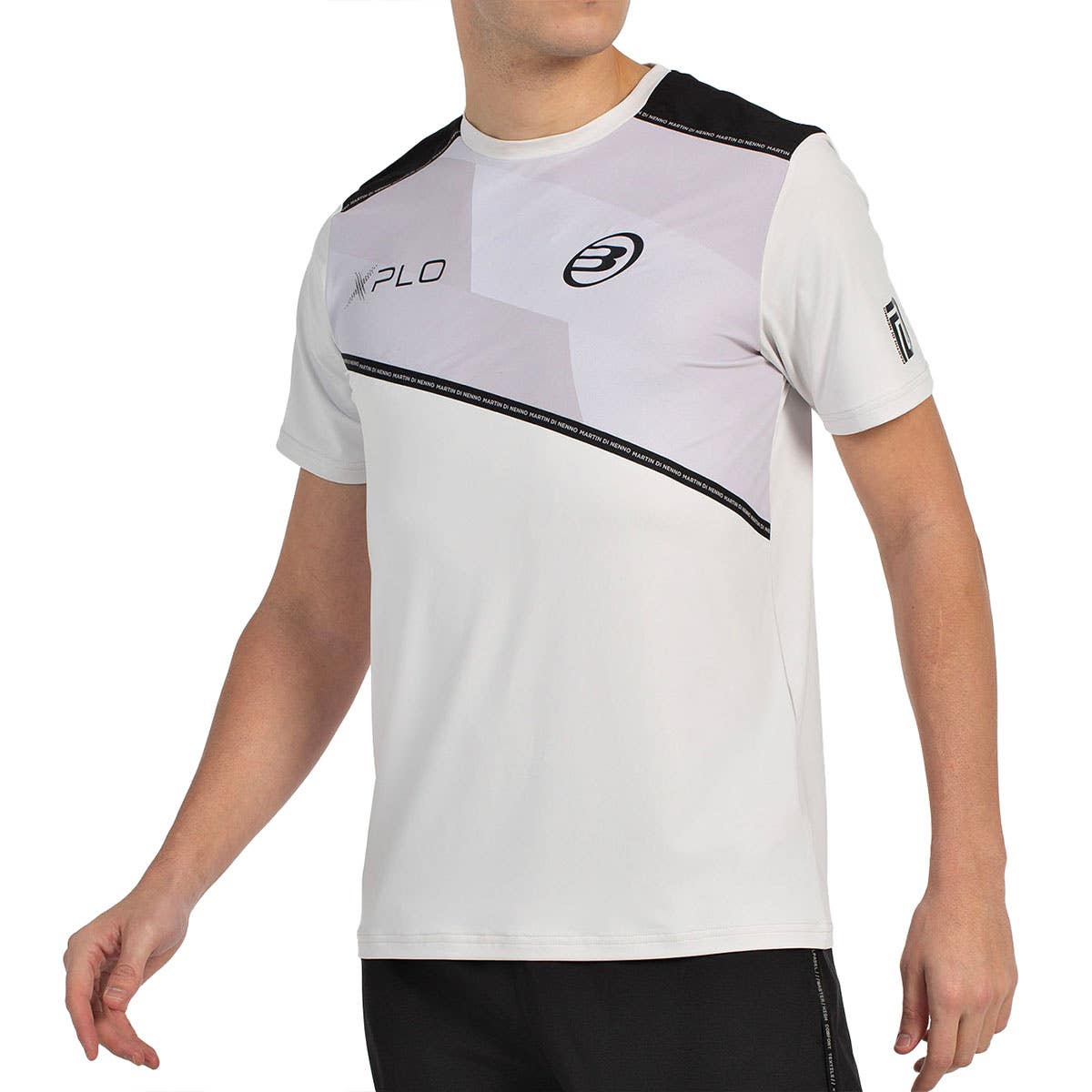 CAMISETA BULLPADEL DINNENO 25V PLATEADO