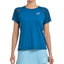 CAMISETA MANGA CORTA BULLPADEL DEDALE AZUL TINTA MUJER