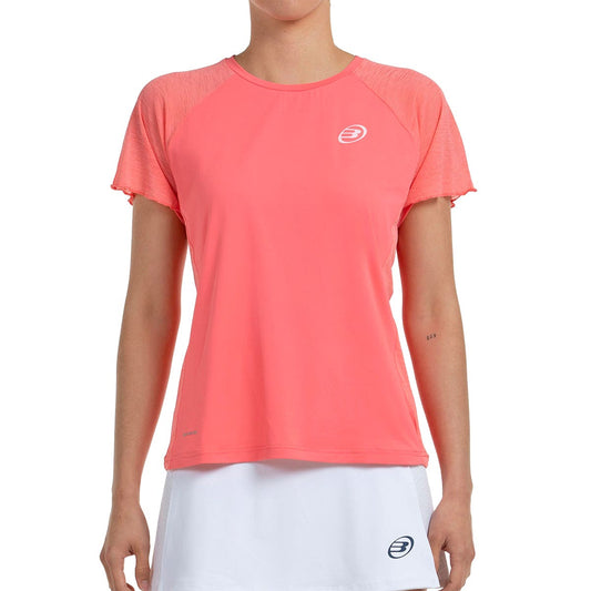 CAMISETA MANGA CORTA BULLPADEL DEDALE MUJER ROSA