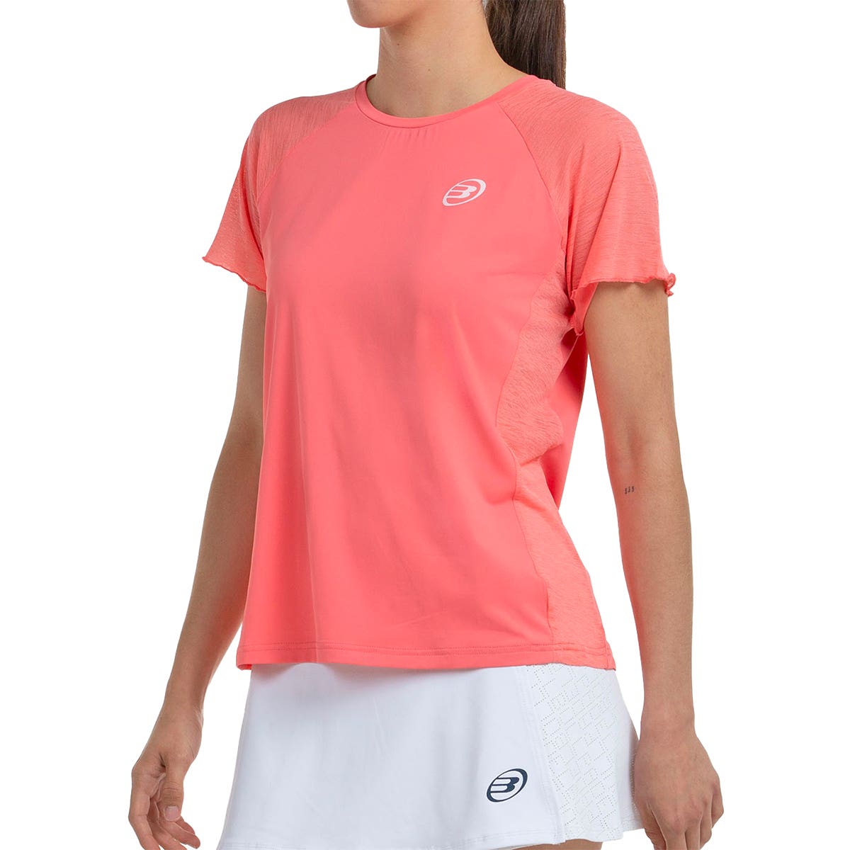CAMISETA MANGA CORTA BULLPADEL DEDALE CHICLE MUJER