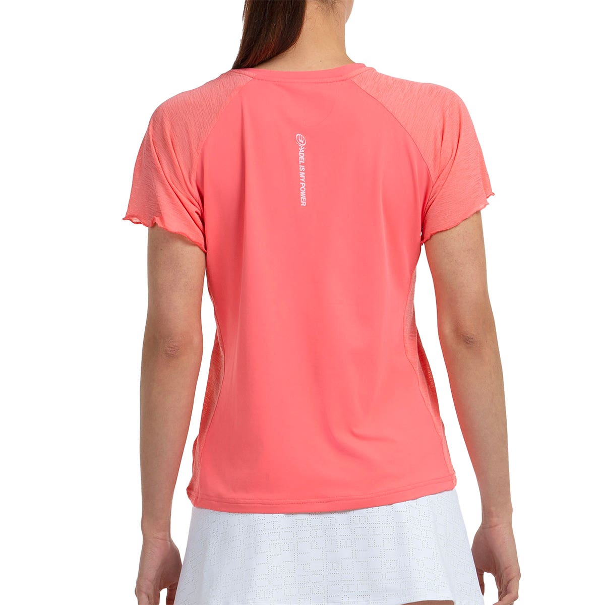 CAMISETA MANGA CORTA BULLPADEL DEDALE CHICLE MUJER