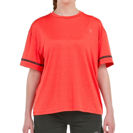 CAMISETA MANGA CORTA BULLPADEL ELGAR CEREZA VIGORE MUJER