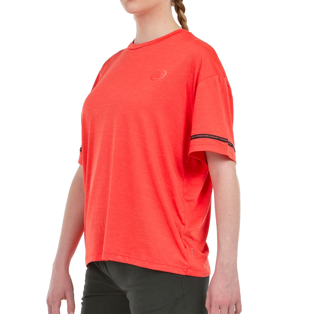 CAMISETA MANGA CORTA BULLPADEL ELGAR CEREZA VIGORE MUJER