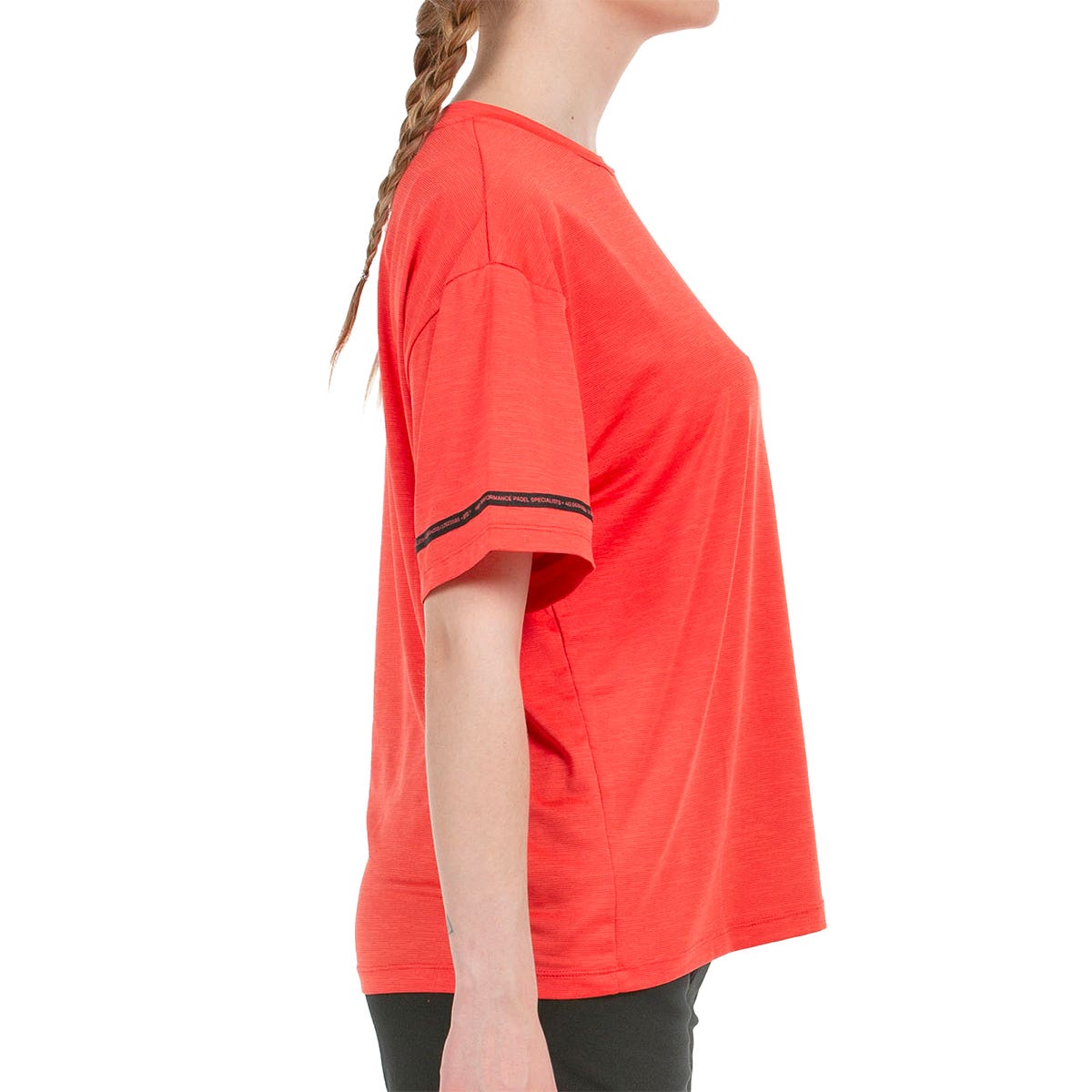 CAMISETA MANGA CORTA BULLPADEL ELGAR CEREZA VIGORE MUJER