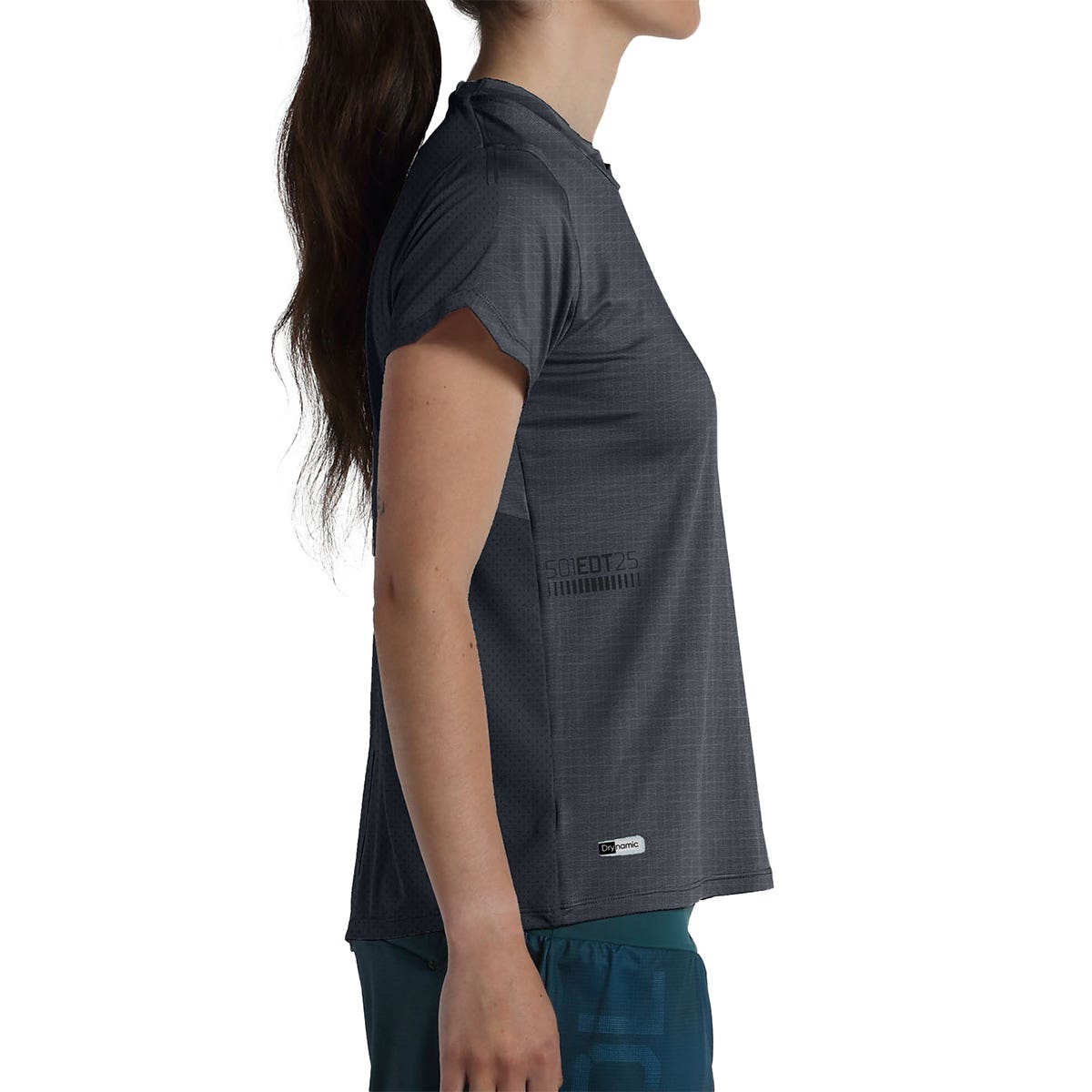 CAMISETA MANGA CORTA BULLPADEL MUJER LARDA 005 NEGRO