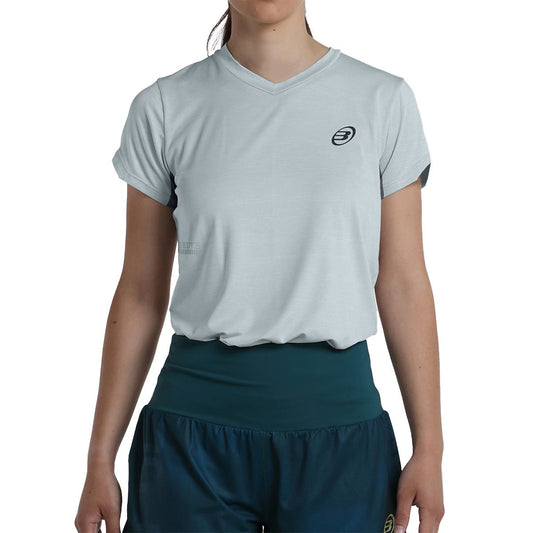 CAMISETA MANGA CORTA BULLPADEL MUJER LARDA GRIS