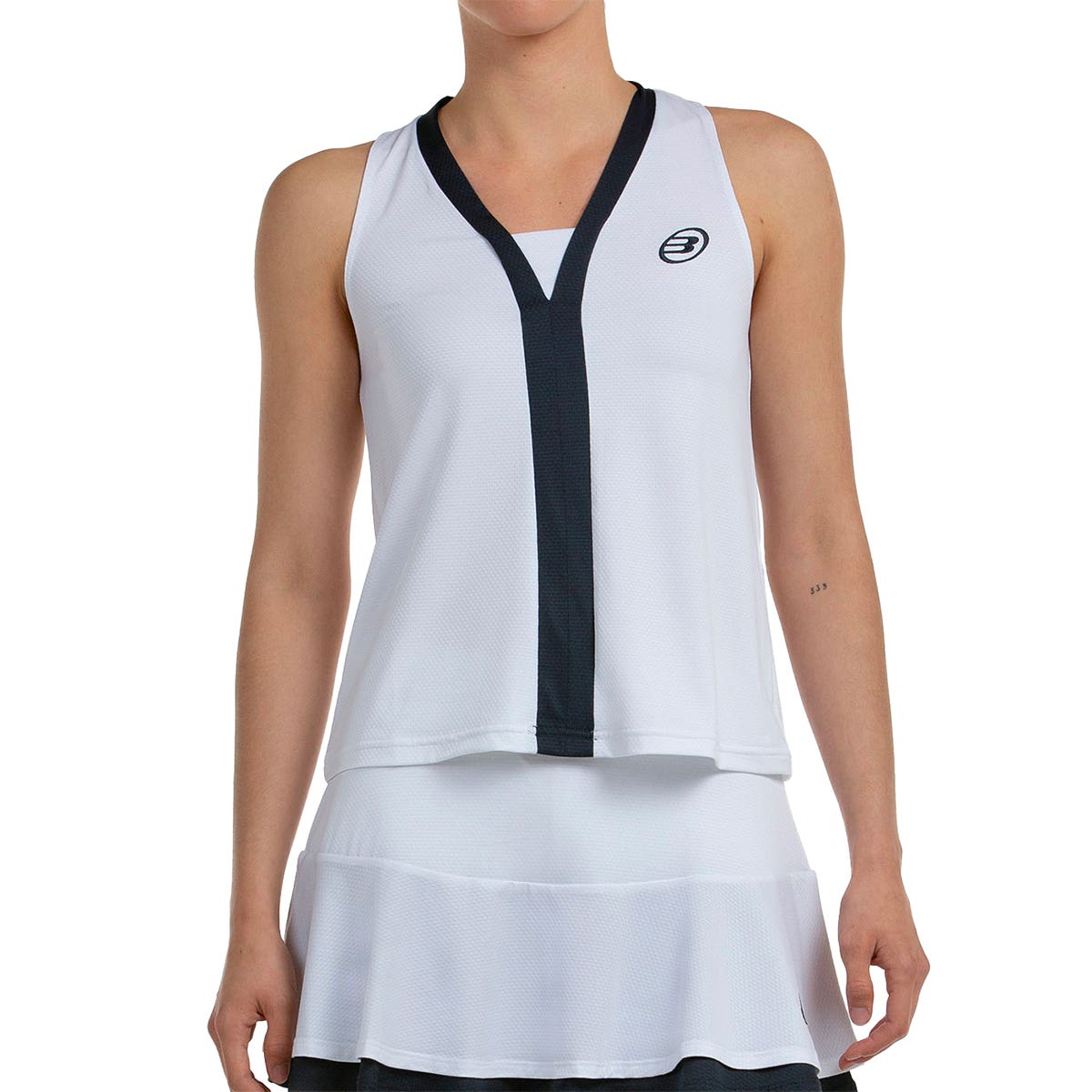 CAMISETA SIN MANGAS BULLPADEL TALITA BLANCO MUJER