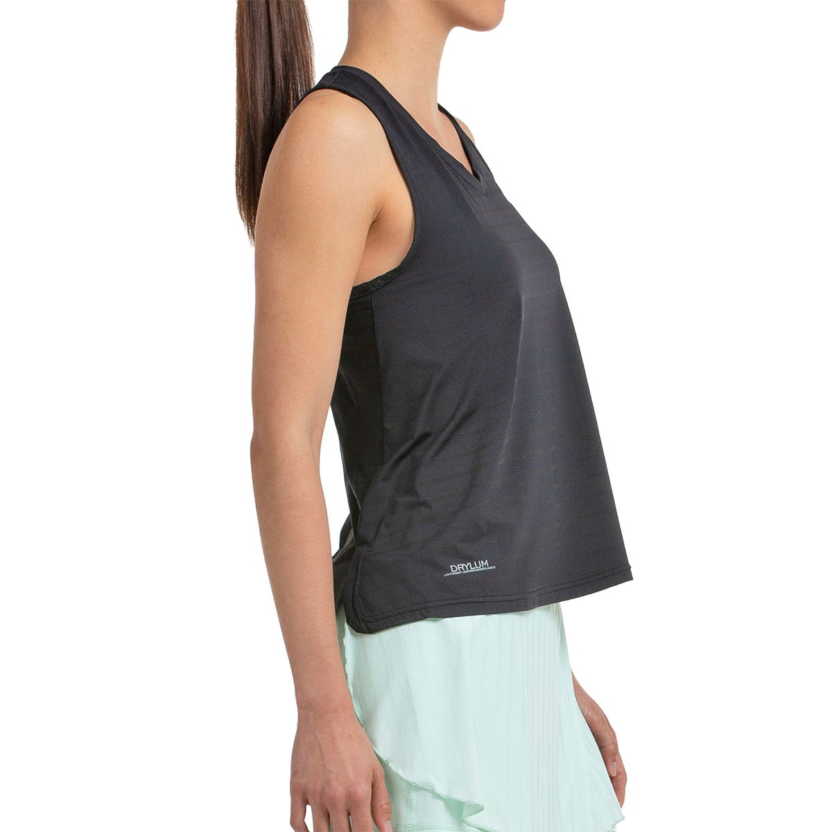 CAMISETA TIRANTES BULLPADEL MUJER ADIES 205 NEGRO