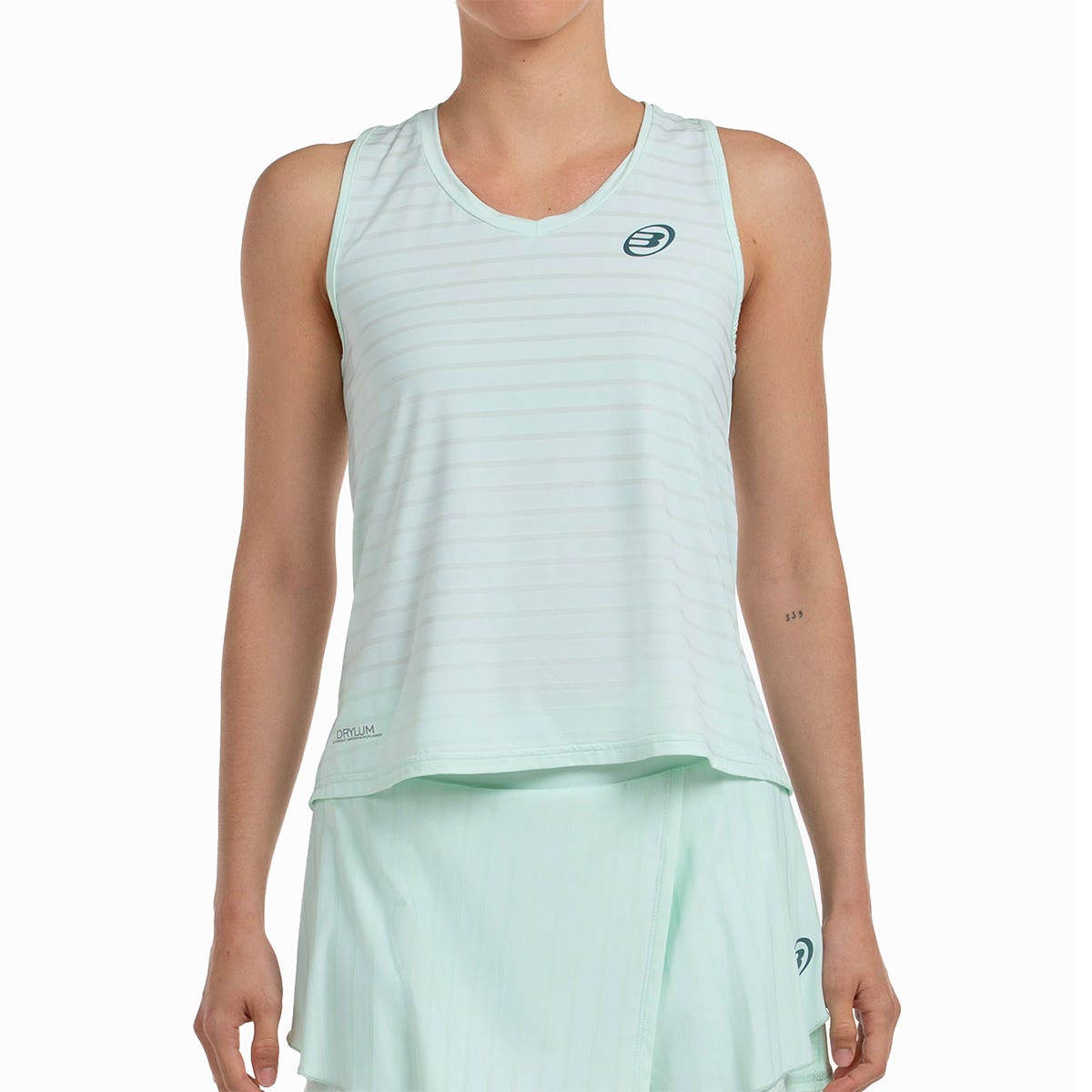 CAMISETA TIRANTES BULLPADEL MUJER ADIES 266 VERDE AGUA