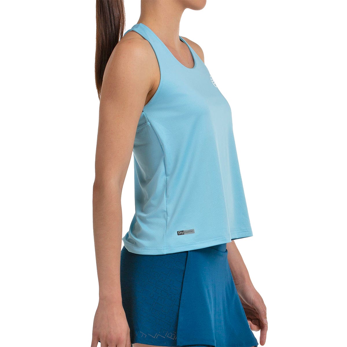 CAMISETA TIRANTES BULLPADEL DACA MUJER BLUE AQUA