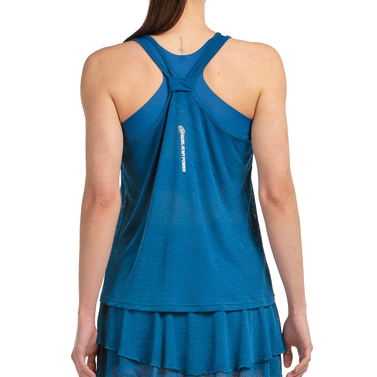 CAMISETA TIRANTES BULLPADEL MUJER DALENA AZUL