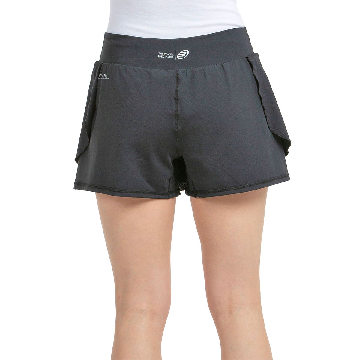 FALDA BÁSICA BULLPADEL ADRAR NEGRO MUJER