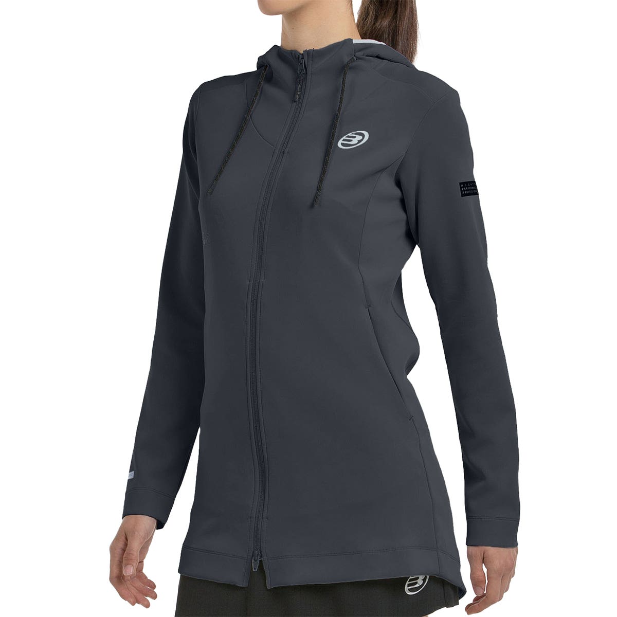 SUDADERA BULLPADEL MUJER LAIDO 005 NEGRO