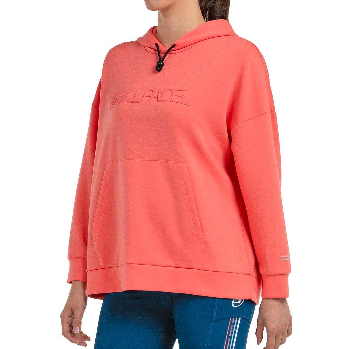 SUDADERA BULLPADEL SILBA MUJER ROSA