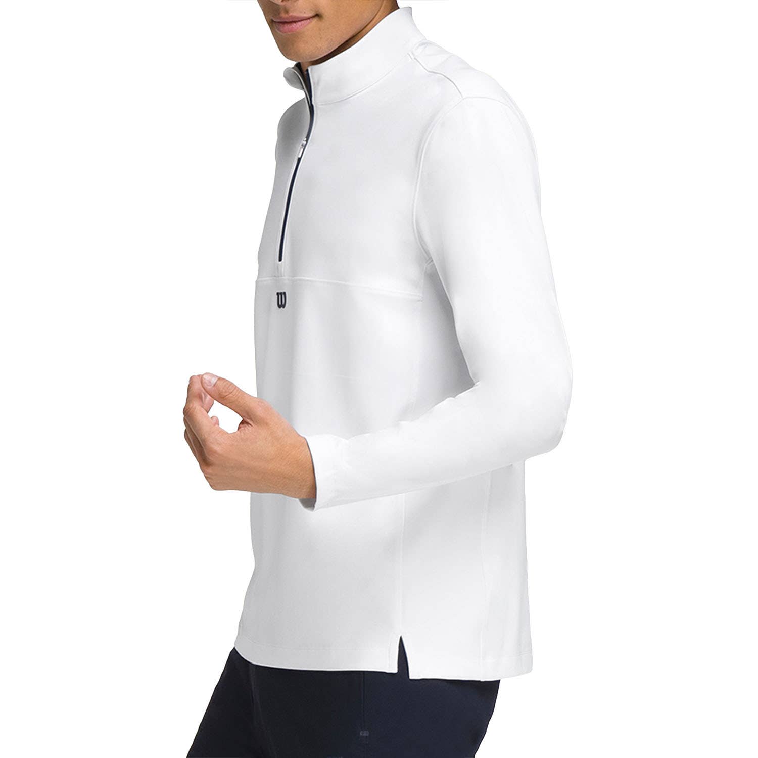 WILSON  ELEVATE PERFORMANCE HALF ZIP BLANCO