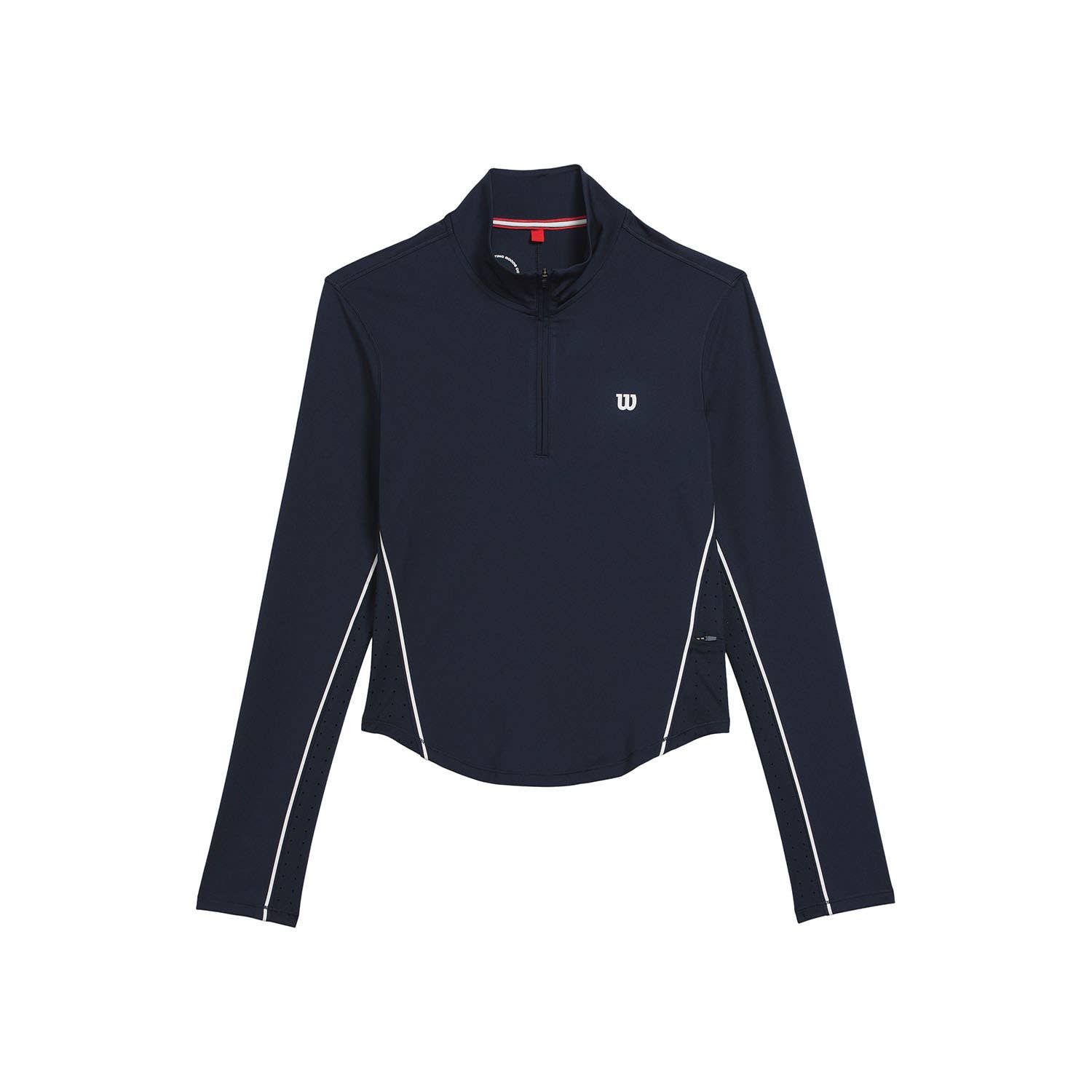 CAMISETA MANGA LARGA WILSON BRENTWOOD HALF-ZIP NAVY MUJER