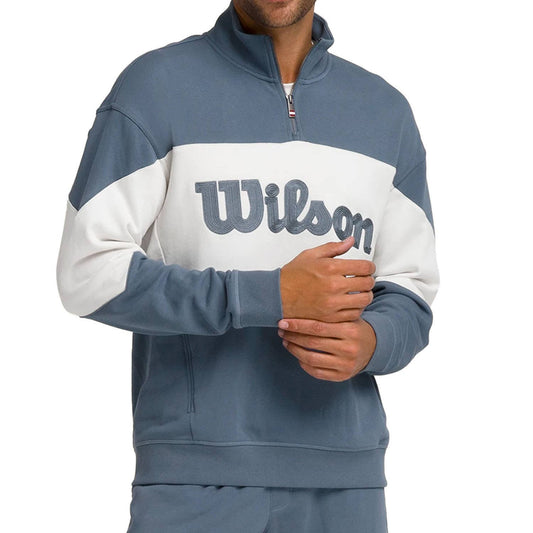 SUDADERA WILSON PARKSIDE HALF-ZIP AZUL