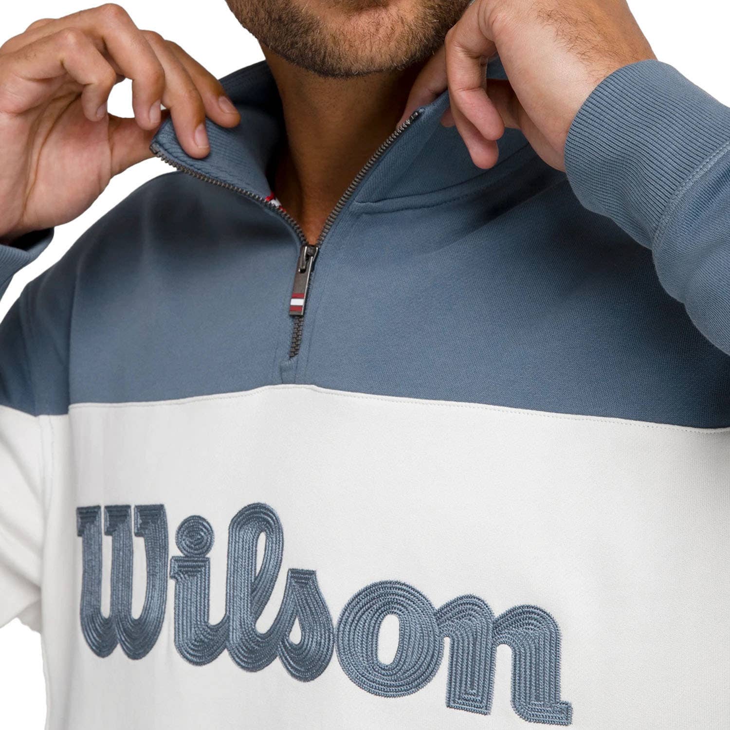 SUDADERA WILSON PARKSIDE HALF-ZIP AZUL