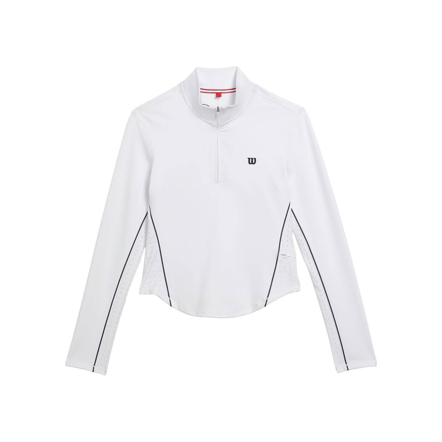 CAMISETA MANGA LARGA WILSON BRENTWOOD HALF-ZIP BLANCO