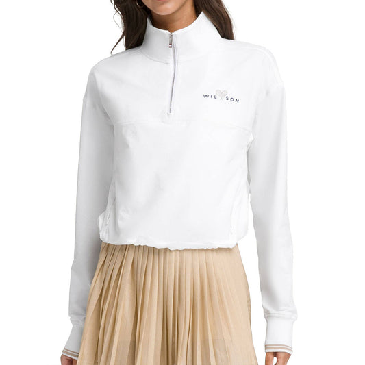 SUDADERA WILSON DAVENPORT WOVEN BLANCO