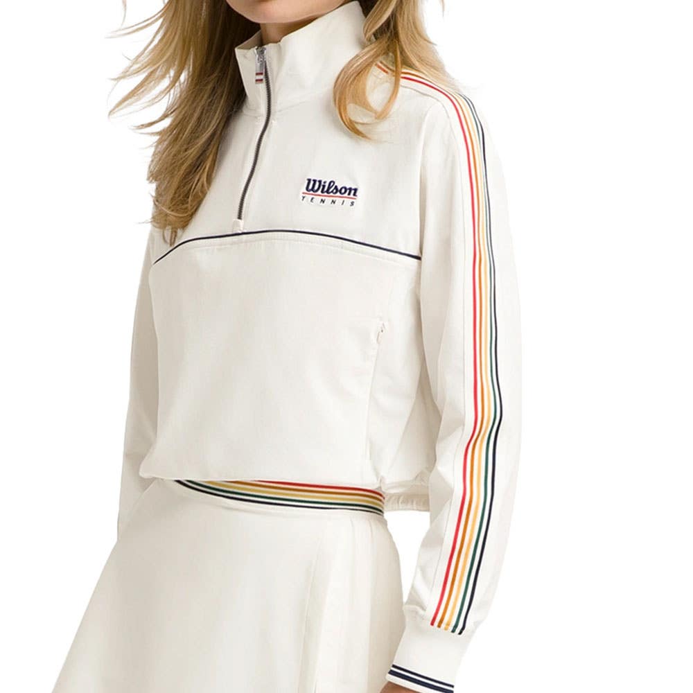 SUDADERA WILSON DAVENPORT WOVEN ARENA MUJER