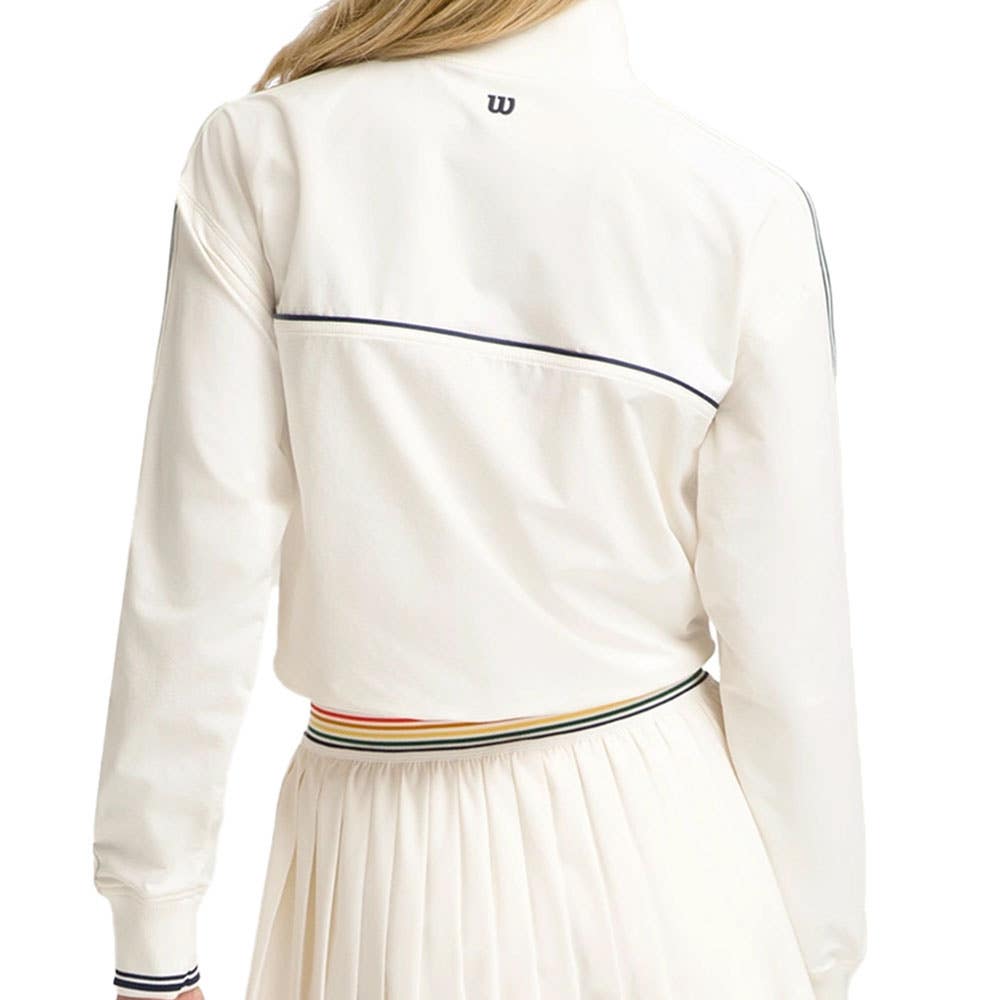 SUDADERA WILSON DAVENPORT WOVEN ARENA MUJER