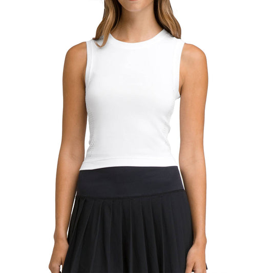 CAMISETA SIN MANGAS WILSON PRO SEAMLESS BLANCO MUJER