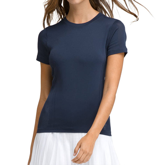 CAMISETA WILSON PRO SEAMLESS TEE AZUL MARINO MUJER