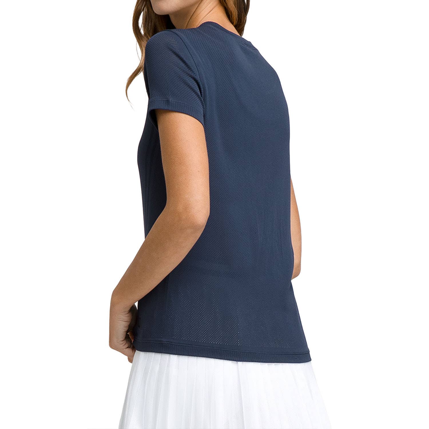 CAMISETA WILSON PRO SEAMLESS TEE AZUL MARINO MUJER
