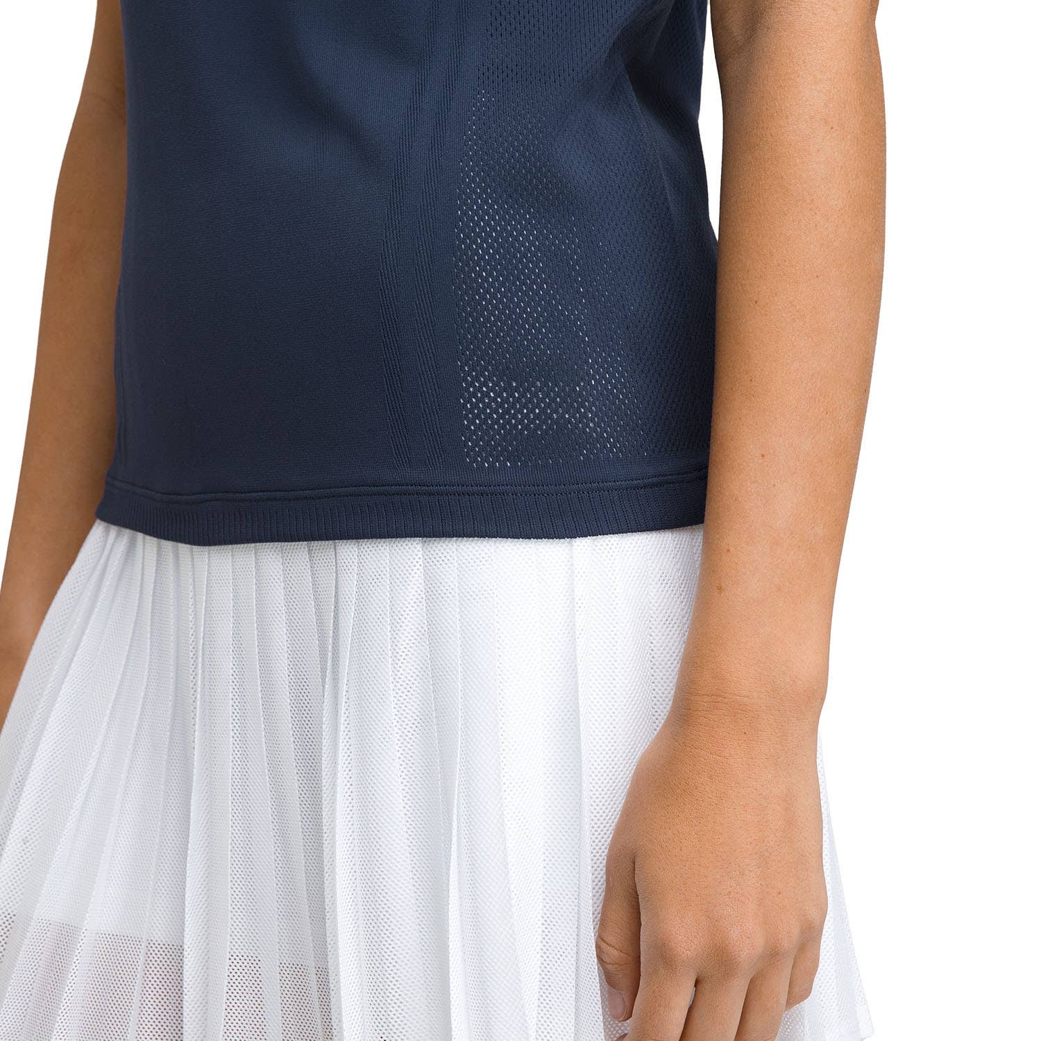 CAMISETA WILSON PRO SEAMLESS TEE AZUL MARINO MUJER