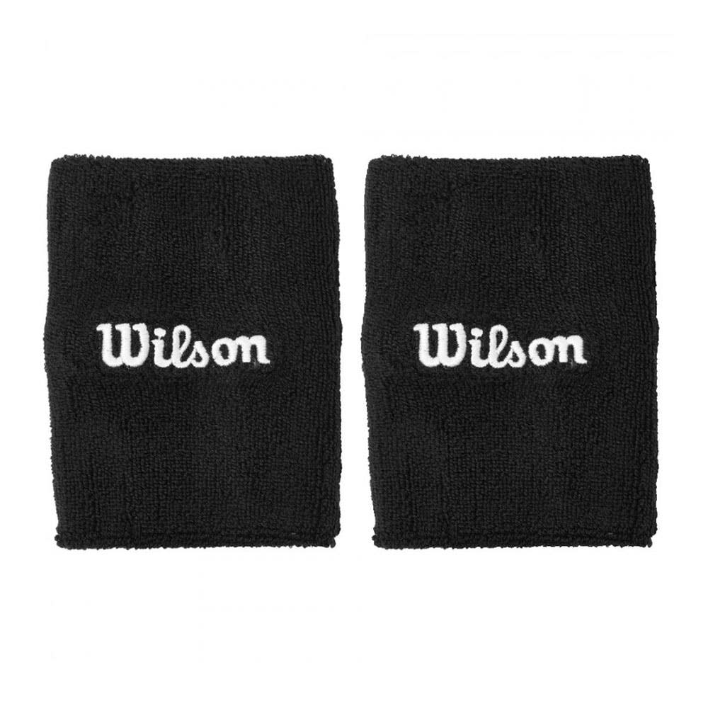 MUÑEQUERAS ANCHAS WILSON TERRY NEGRO