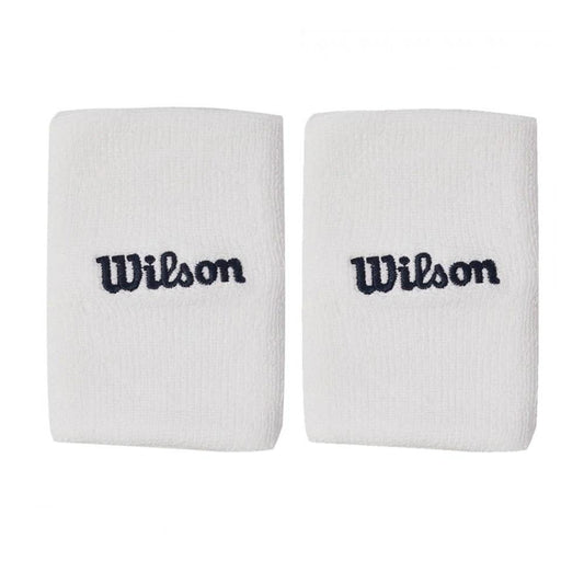 MUÑEQUERAS ANCHAS WILSON WIDE TERRY BLANCO