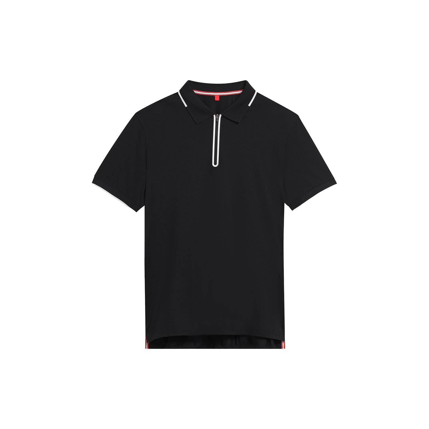POLO WILSON ADVANTAGE ZIP NEGRO