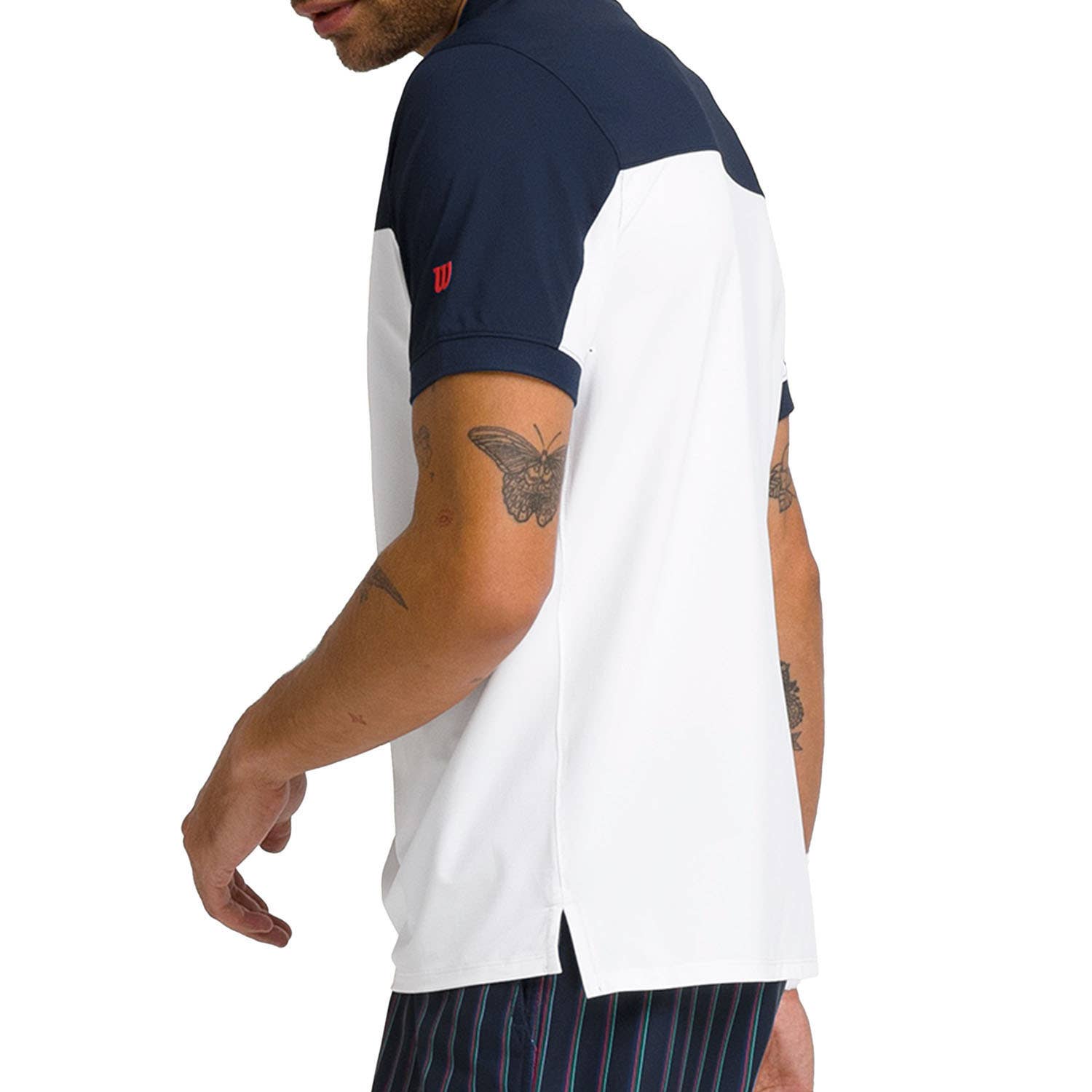 POLO WILSON ADVANTAGE ZIP AZUL MARINO