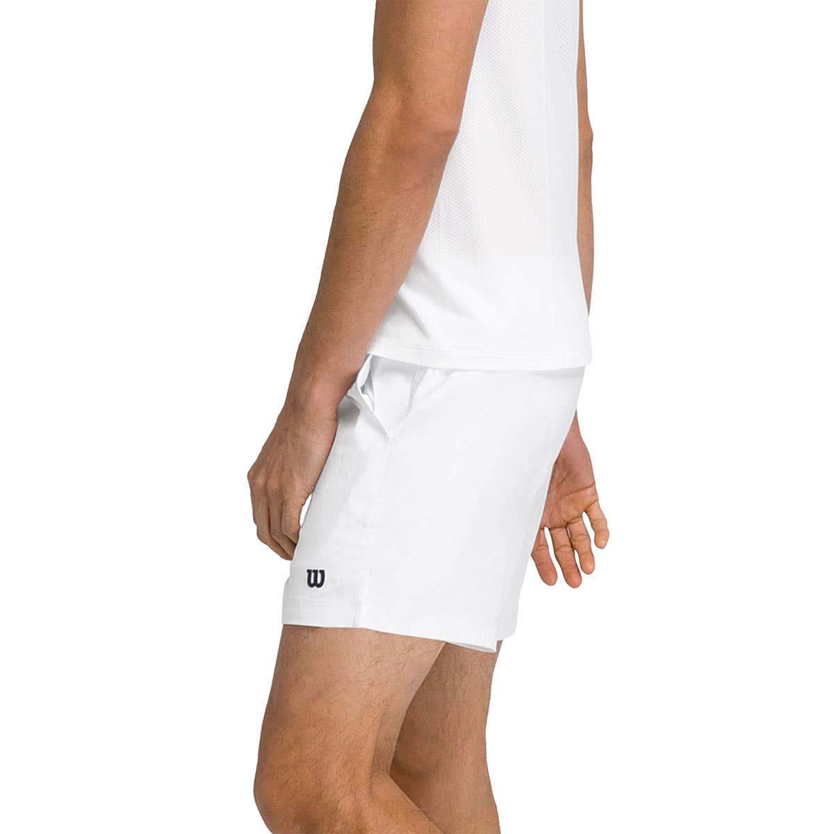 SHORT WILSON TENNIS VOLLEY 6" BLANCO