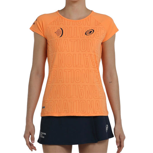 CAMISETA BULLPADEL EPATA MUJER NARANJA