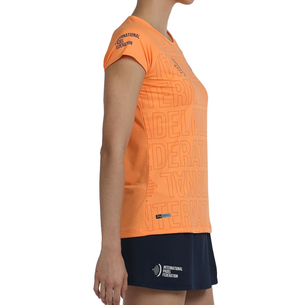 CAMISETA BULLPADEL EPATA MUJER NARANJA