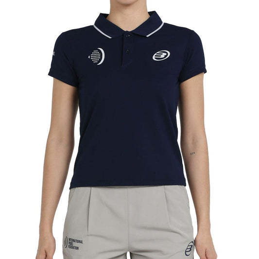 POLO BULLPADEL EXILO MUJER NEGRO