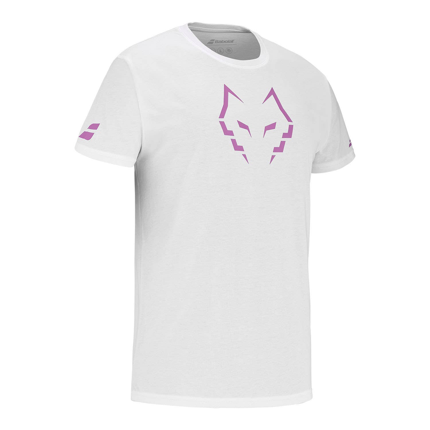 CAMISETA ALGODÓN BABOLAT JUAN LEBRON BLANCO