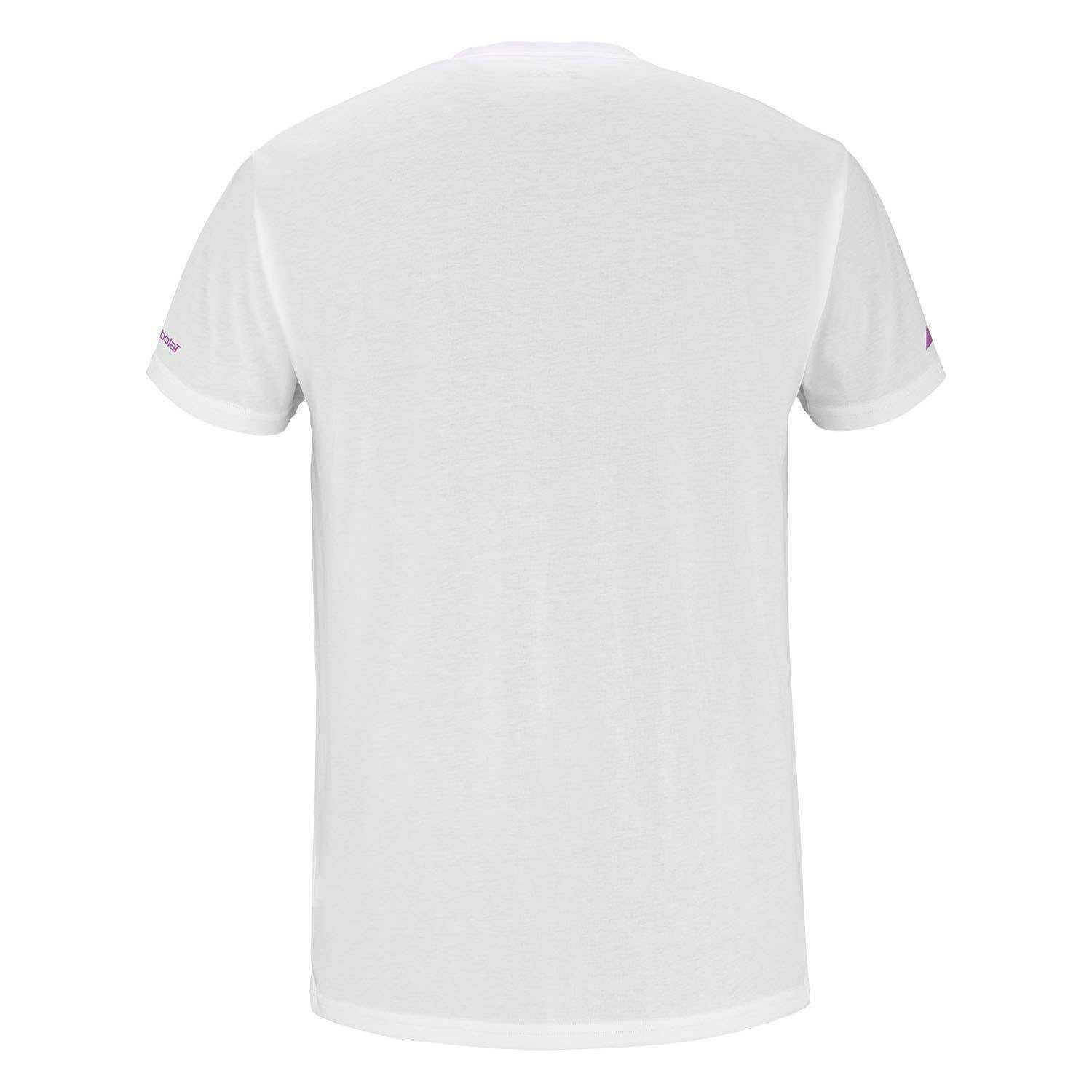 CAMISETA ALGODÓN BABOLAT JUAN LEBRON BLANCO