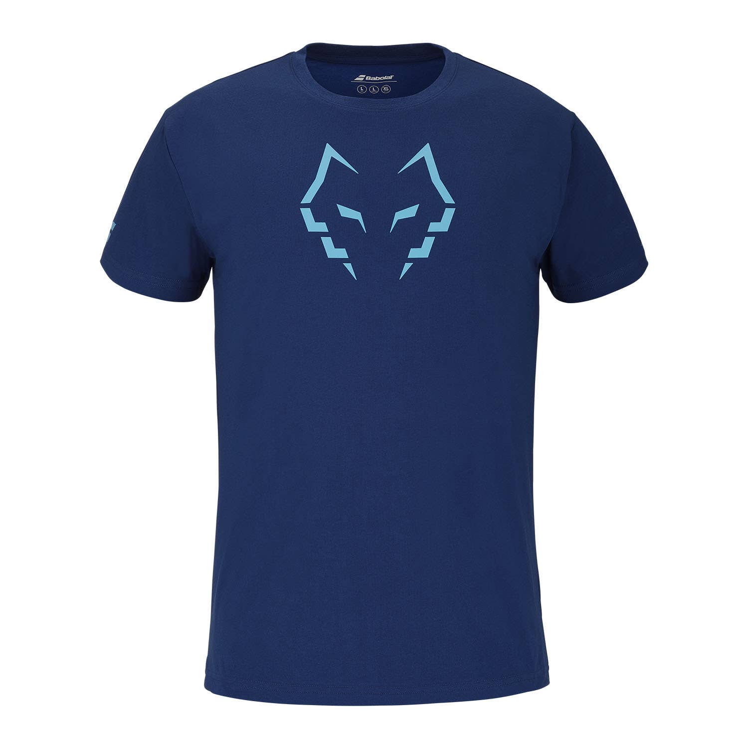 CAMISETA ALGODÓN BABOLAT JUAN LEBRÓN AZUL 2025