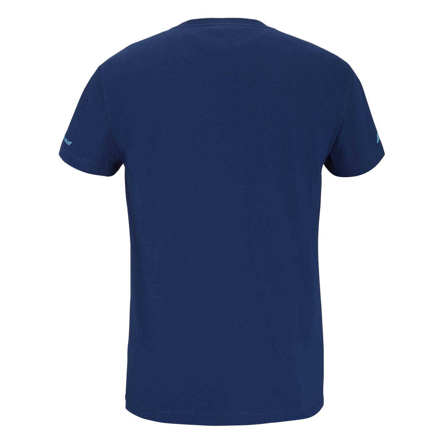 CAMISETA ALGODÓN BABOLAT JUAN LEBRÓN AZUL 2025