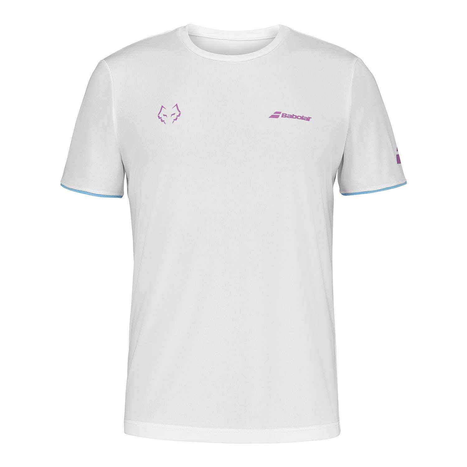 CAMISETA BABOLAT JUAN LEBRÓN BLANCO