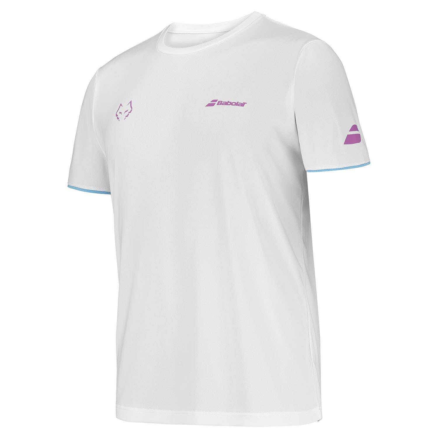 CAMISETA BABOLAT JUAN LEBRÓN BLANCO
