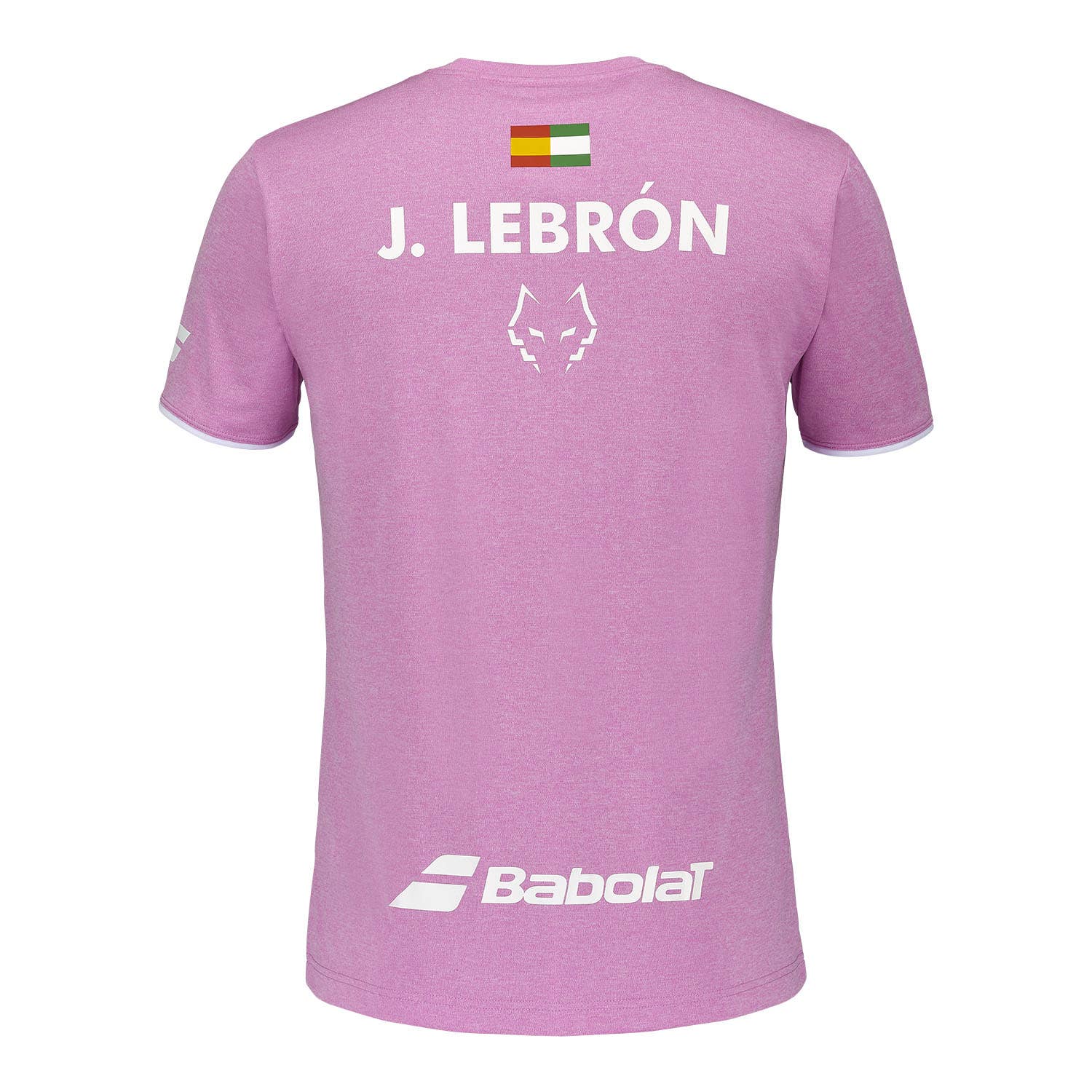 CAMISETA BABOLAT JUAN LEBRÓN ROSA ROSA