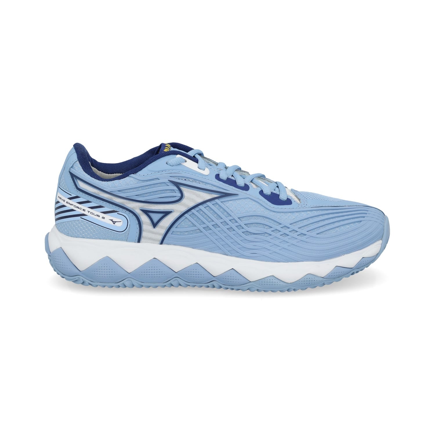 MIZUNO WAVE ENFORCE TOUR 2 CC AZUL CLARO MUJER 61GC2505