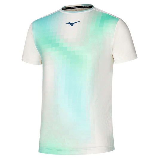 CAMISETA MIZUNO FRONTIER SHADOW GRAPHIC TEE BLANCO