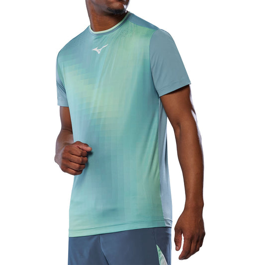 CAMISETA MIZUNO FRONTIER SHADOW GRAPHIC TEE GRIS